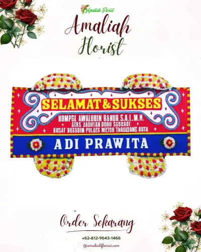 Karangan Bunga Ucapan Selamat di Surodinawan