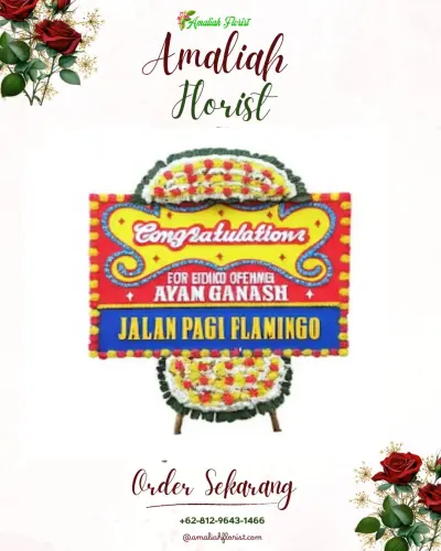 Bunga Papan Congratulation di Surodinawan